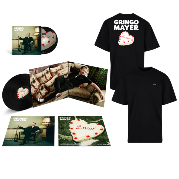Gringo Mayer - Laav (Vinyl) + T-Shirt (Schwarz)