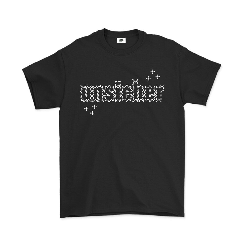 Nina Chuba - Shirt "unsicher" (ohne Strass, unisex, schwarz)
