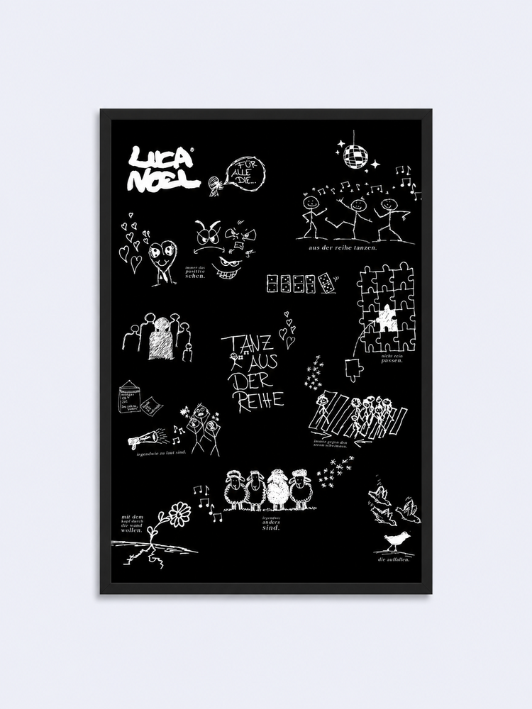 LUCA NOEL - „tanz aus der reihe.“ - Poster