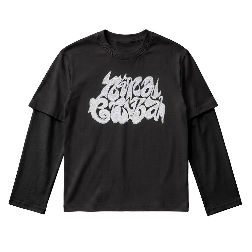 Nina Chuba - Double Layer Longsleeve, unisex, black