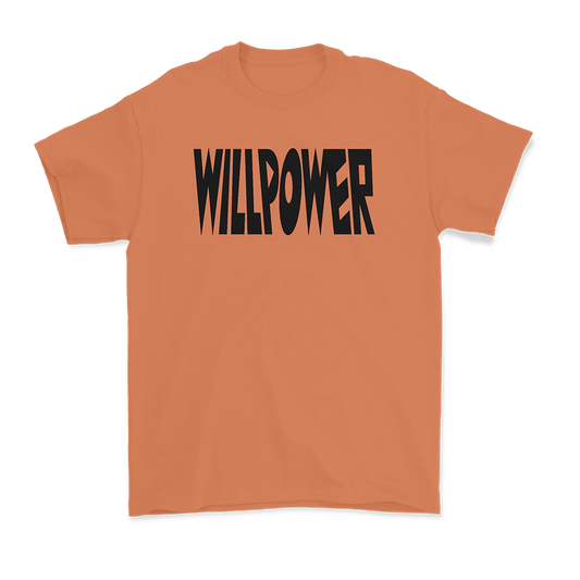 JOY DENALANE: "WILLPOWER" - Shirt, washed orange / unisex