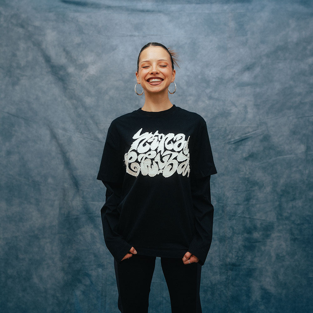Nina Chuba - Double Layer Longsleeve, unisex, black