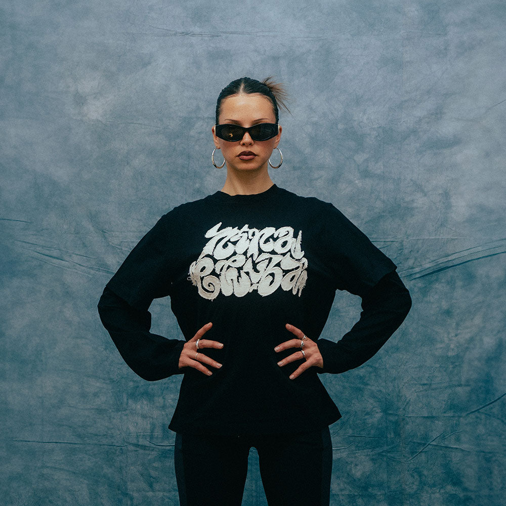 Nina Chuba - Double Layer Longsleeve, unisex, black